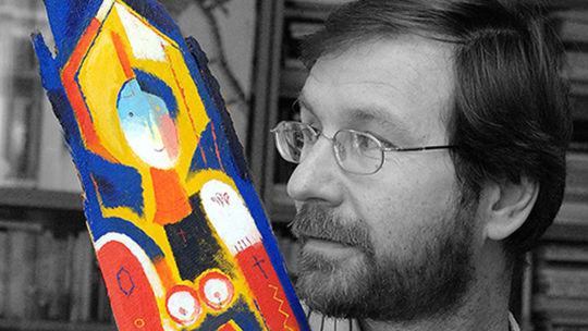 Martin Kellenberger: Banícka Madona, akryl na...