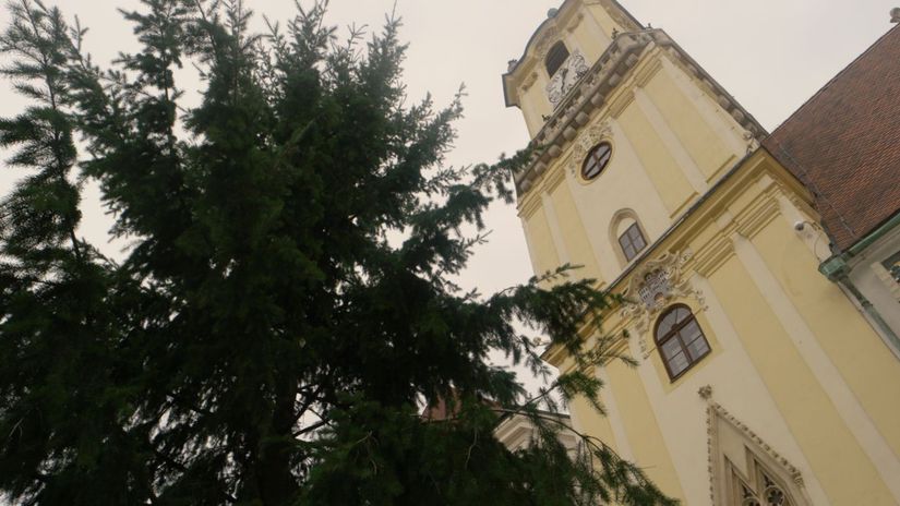 Hlavné mesto ako symbol prichádzajúcich Vianoc...