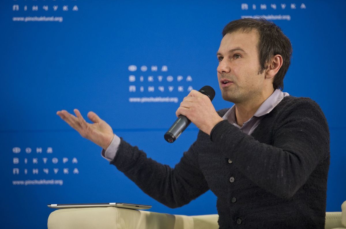 Ukrajinský spevák Svjatoslav Vakarčuk.