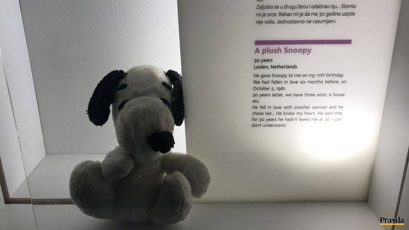 Smutný Snoopy.