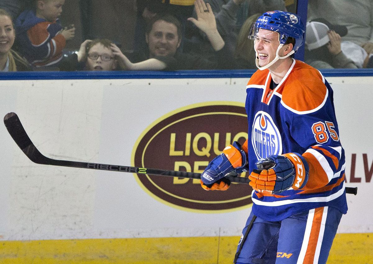 Martin Marinčin v drese Edmontonu Oilers.