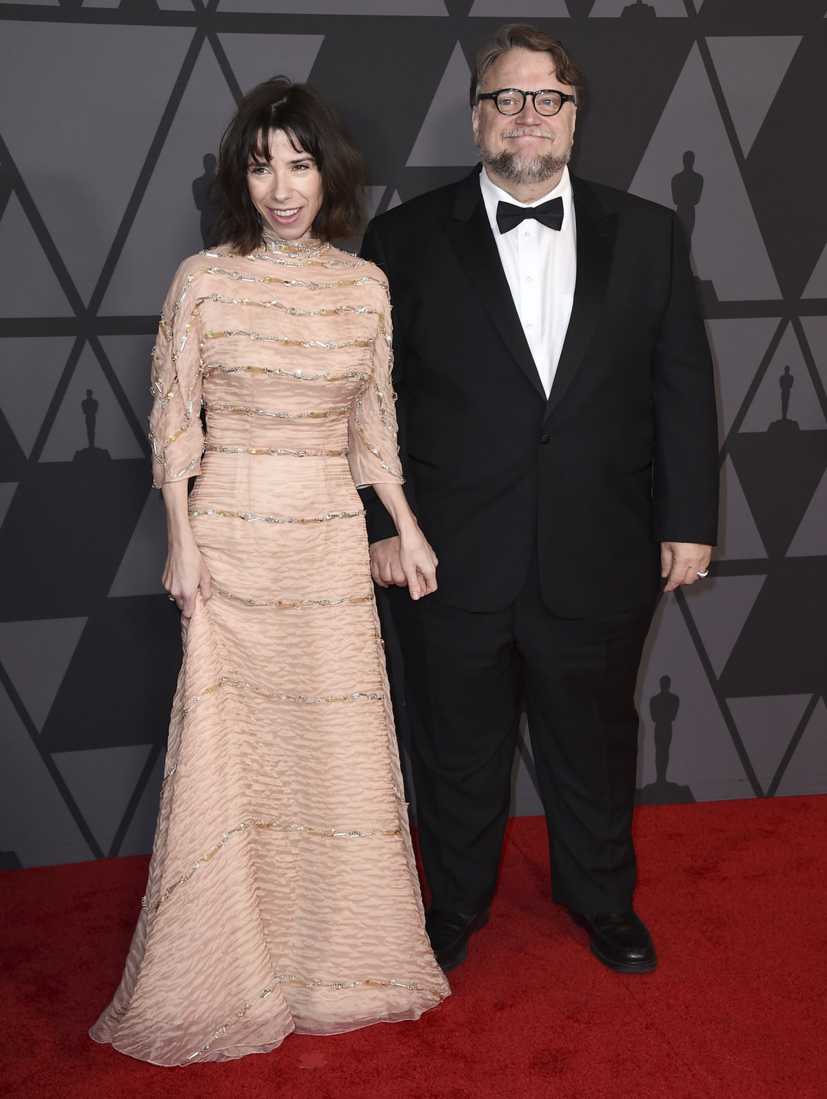 Herečka Sally Hawkins a režisér Guillermo del...