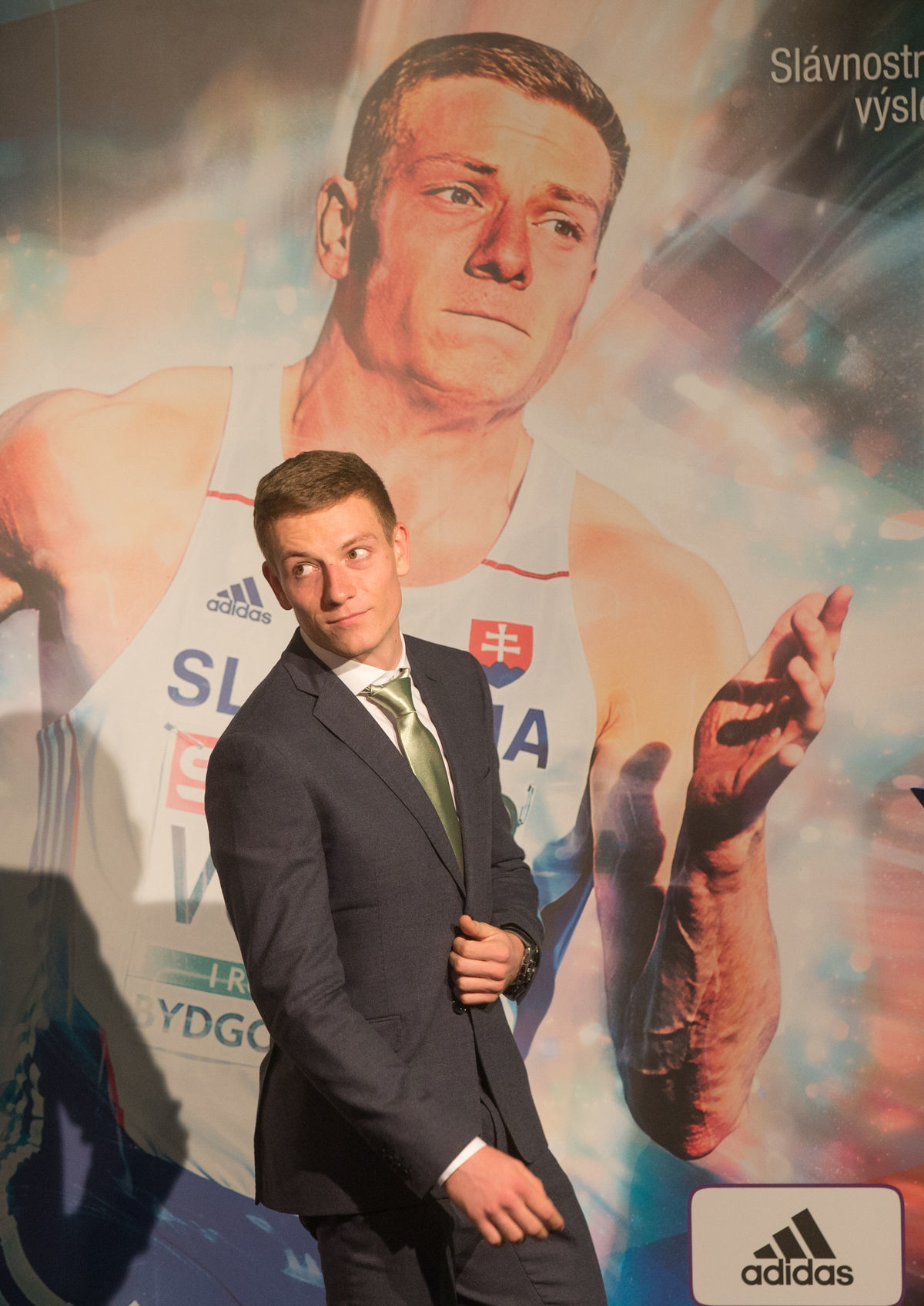 Ján Volko ako víťaz ankety Atlét roka 2017.