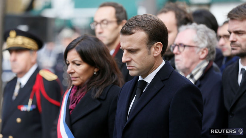 Macron, Paríž, terorizmus, pieta