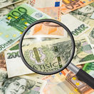 peniaze, mena, lupa, euro, česká koruna