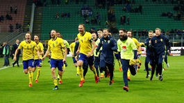 Švédsko, futbal, radosť