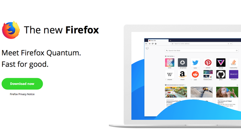 Mozilla, Firefox, Quantum, prehliadač