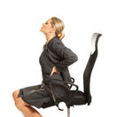 chrbát, bolesť, stolička, sedenie