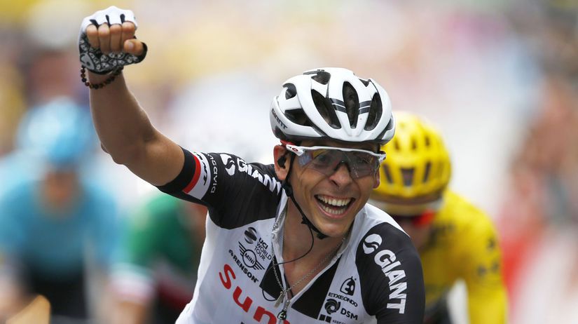 Warren Barguil na Tour de France 2017.