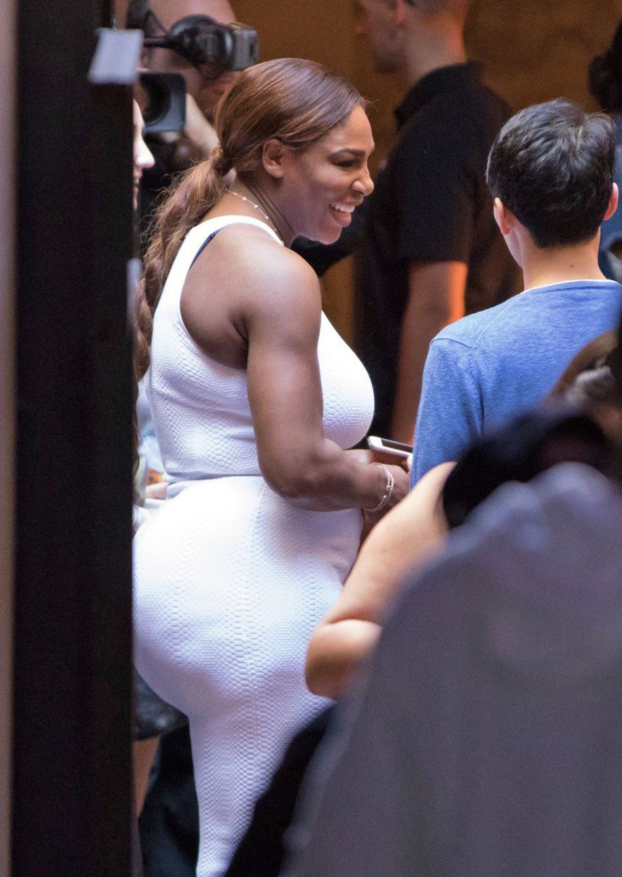 Tenistka Serena Williams na druhý deň ráno po...