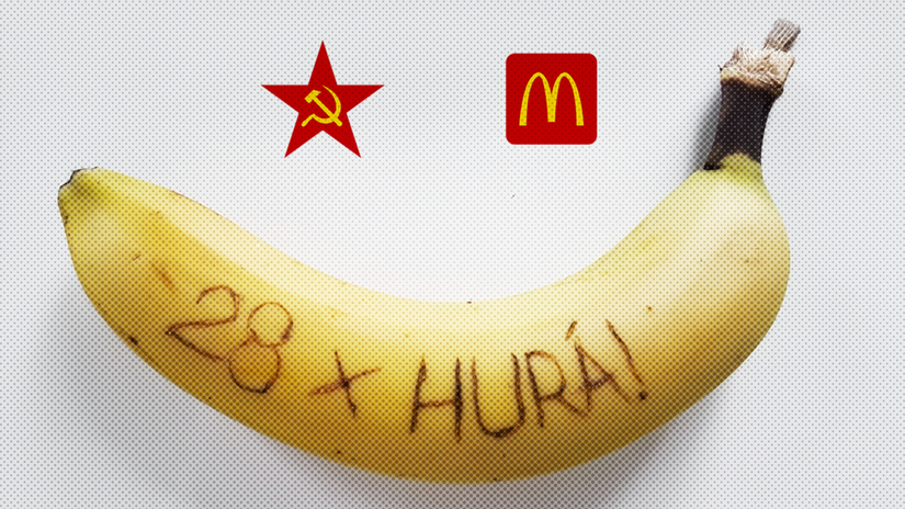 banán, MacDonald, päťcípa hviezda