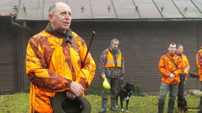 Šéf poľovného združenia Ján Drha zo Soblahova...