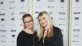 Moderátorka Emma Tekelyová a jej dcéra, novinárka Ema Tekelyová. 