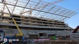 VIDEO: Rastie do krásy. Národný futbalový štadión už naberá reálne kontúry