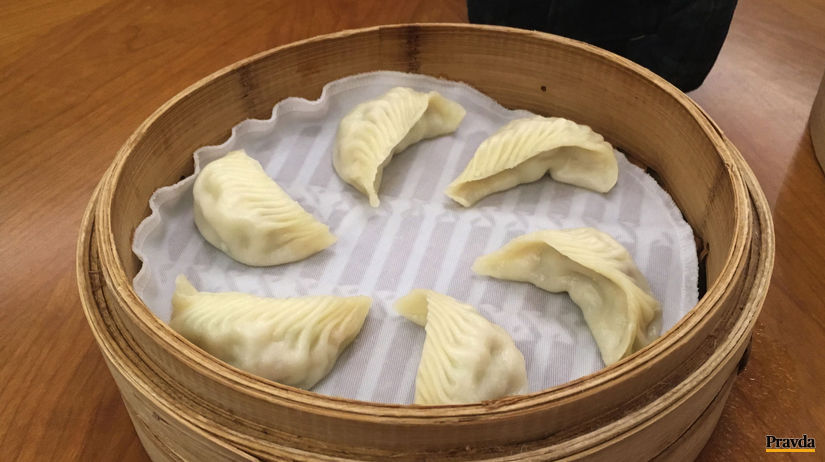 Slávne knedličky z Din Tai Fung v bambusovom...
