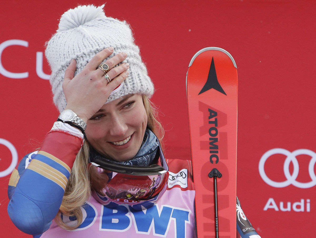 Mikaela Shiffrinová po víťaznom slalome v...