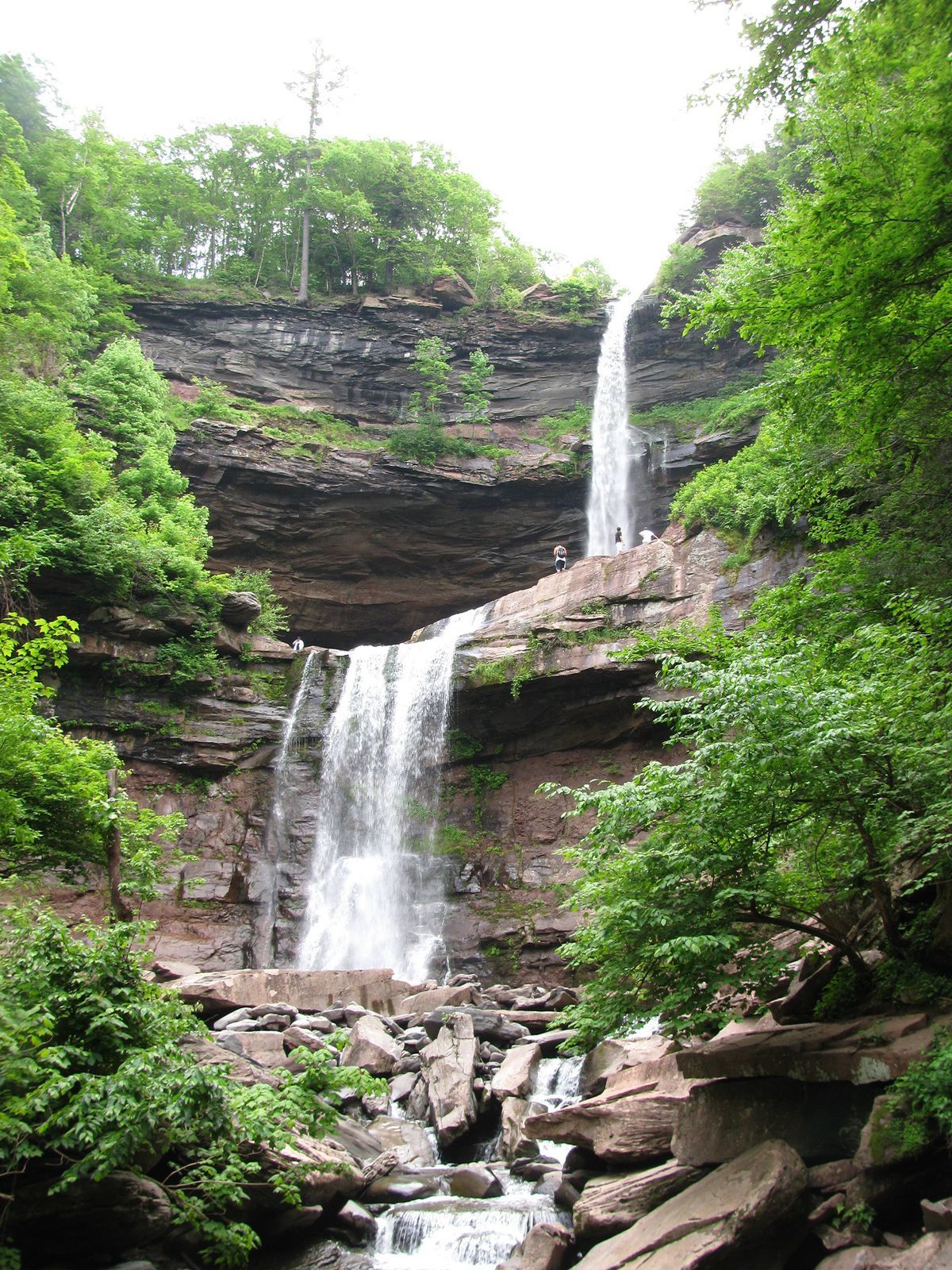 Vodopád Kaaterskill v pohorí Catskill, ktoré je...