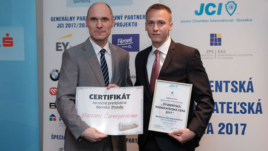 Víťazom Študentskej podnikateľskej ceny 2017 sa...