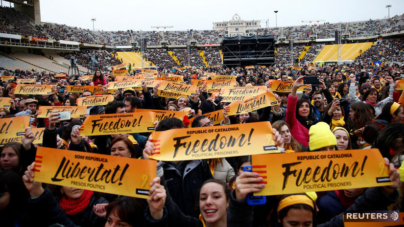 Katalánsko koncert sloboda nezávislosť