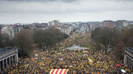 Brusel obsadilo 45-tisíc priaznivcov katalánskej nezávislosti