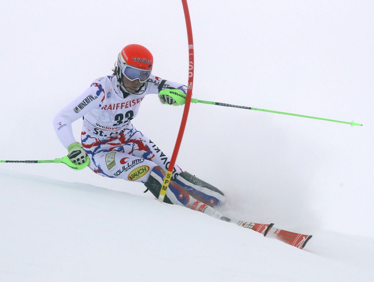 Petra Vlhová v St. Moritzi.