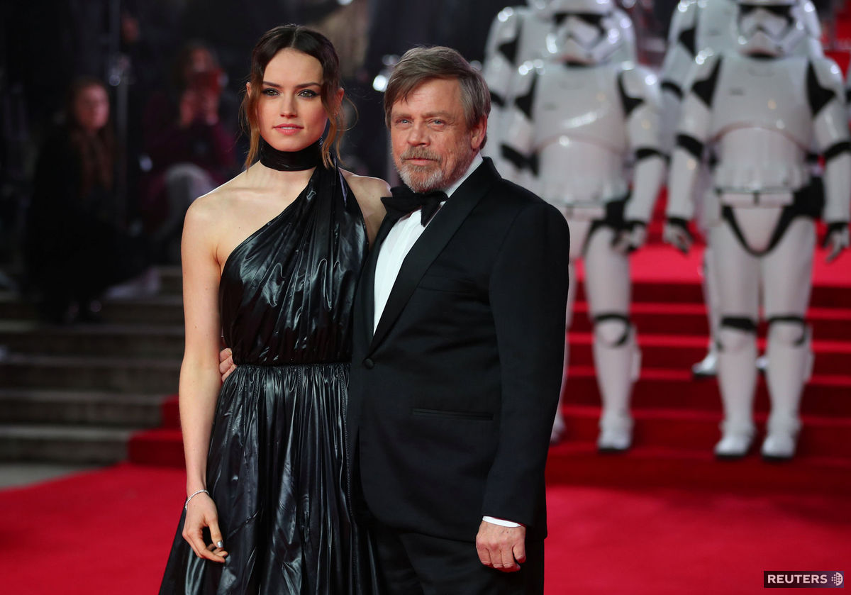 Herecká dvojica Daisy Ridley a Mark Hamill...