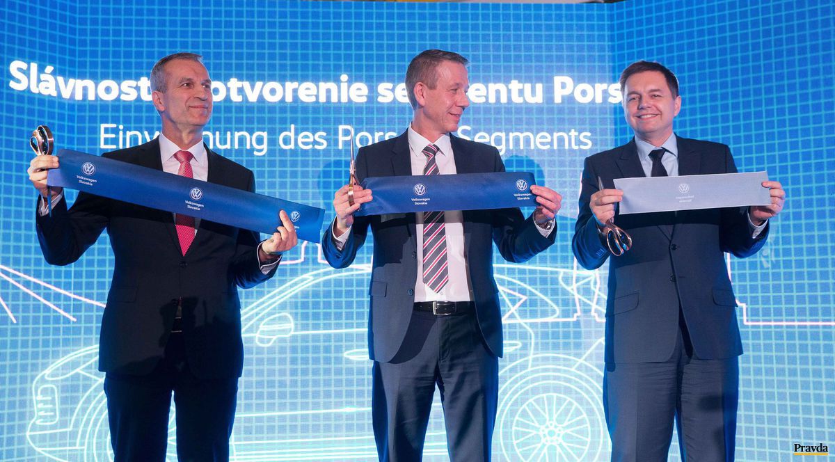 Otvorenie segmentu Porsche v bratislavskej...