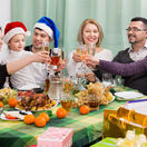 familie, Crăciun, cină