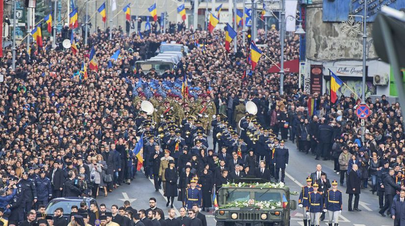 APTOPIX Romania King's Funeral