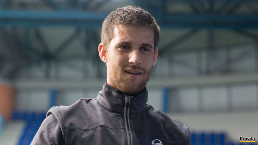 Martin Kližan počas prvého tréningu pod vedením...