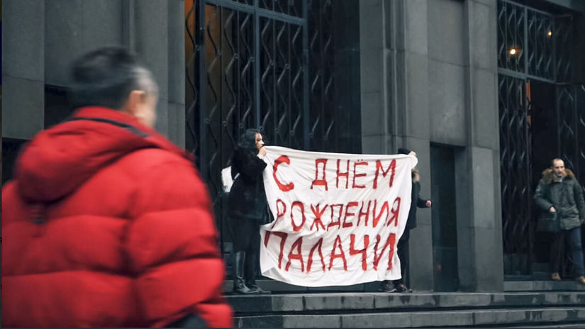 CORRECTION Russia Protest