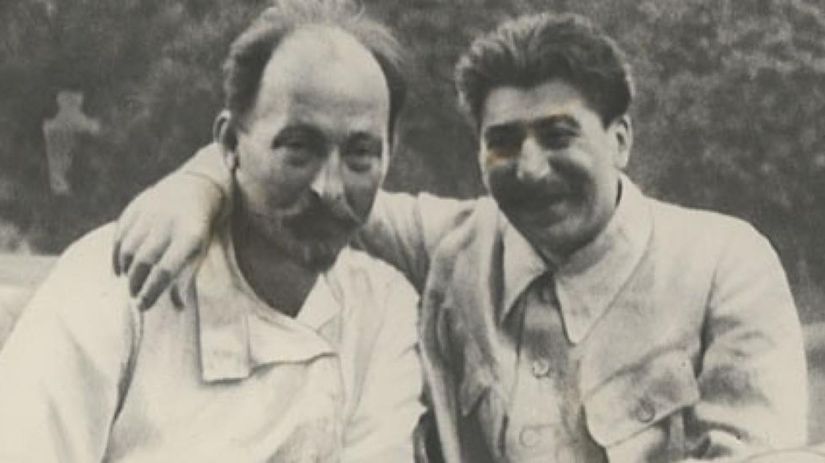 Dzerzinskij so Stalinom. Zdroj - Wikipedia