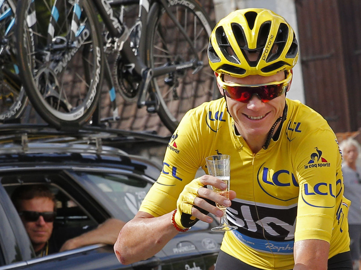 Chris Froome na Tour de France 2016.