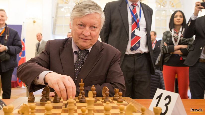 Ruský šachista Anatolij Karpov.