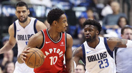 Po šiestich víťazstvách prehra Toronta v Dallase, zlyhal strelec DeRozan