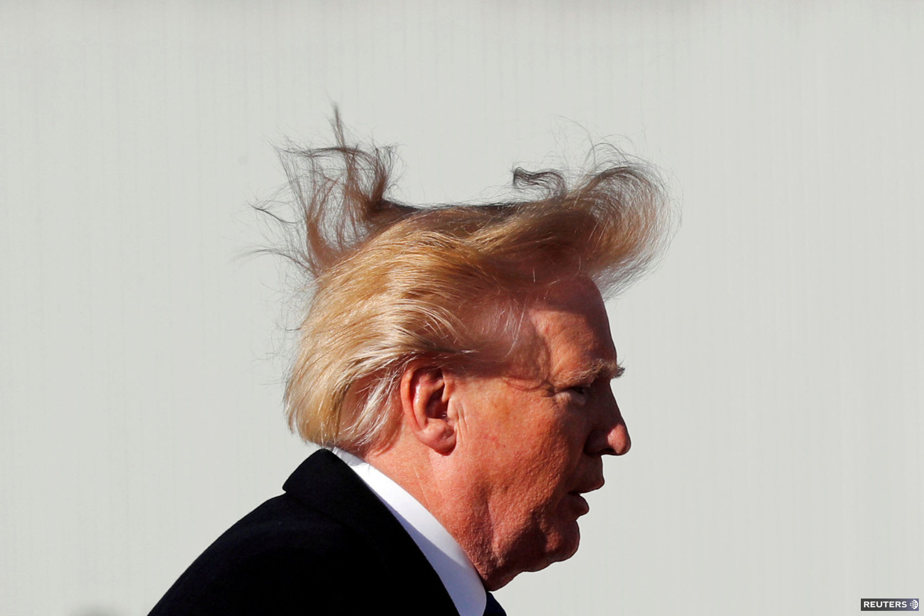 Bez kaderníka // Prezident USA Donald Trump s...