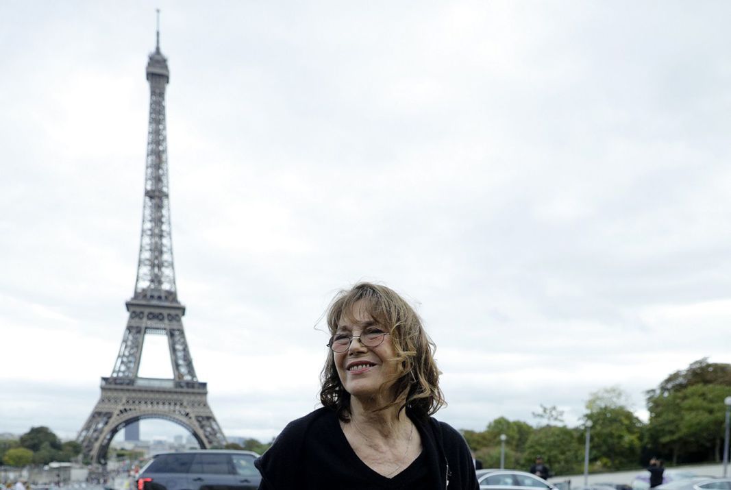 Herečka a speváčka Jane Birkinová.