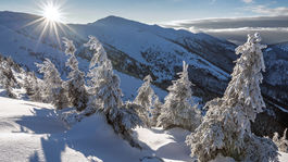 Malá Fatra hrebeňovka, zima, hory, sneh