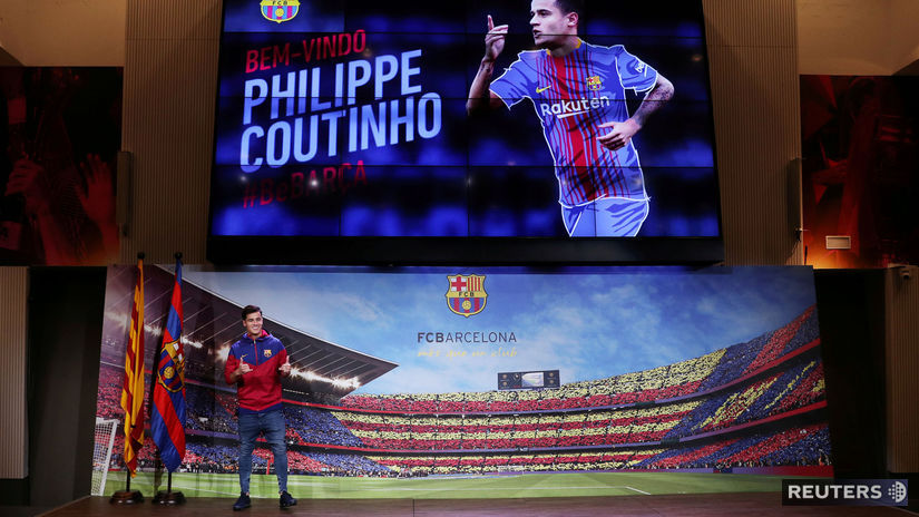 FC Barcelona víta novú posilu Coutinha.