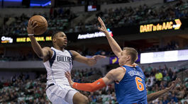 Westbrookovo triple-double Oklahome nestačilo, Knicks potiahol Porzingis