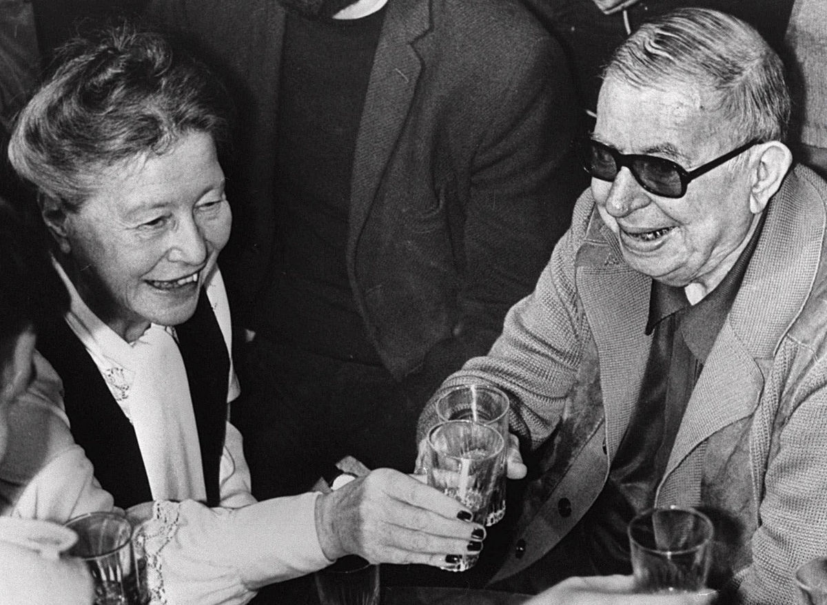 Simone de Beauvoir a Jean-Paul Sartre v Paríži...