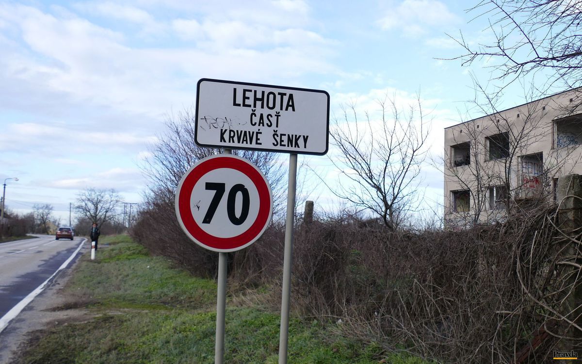 Krvavé Šenky sú dnes miestom s rýchlosťou...