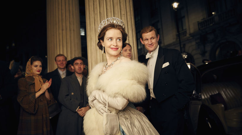 Herečka Claire Foy ako kráľovná Alžbeta II. v...