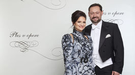 Operný spevák Otokar Klein s manželkou. 