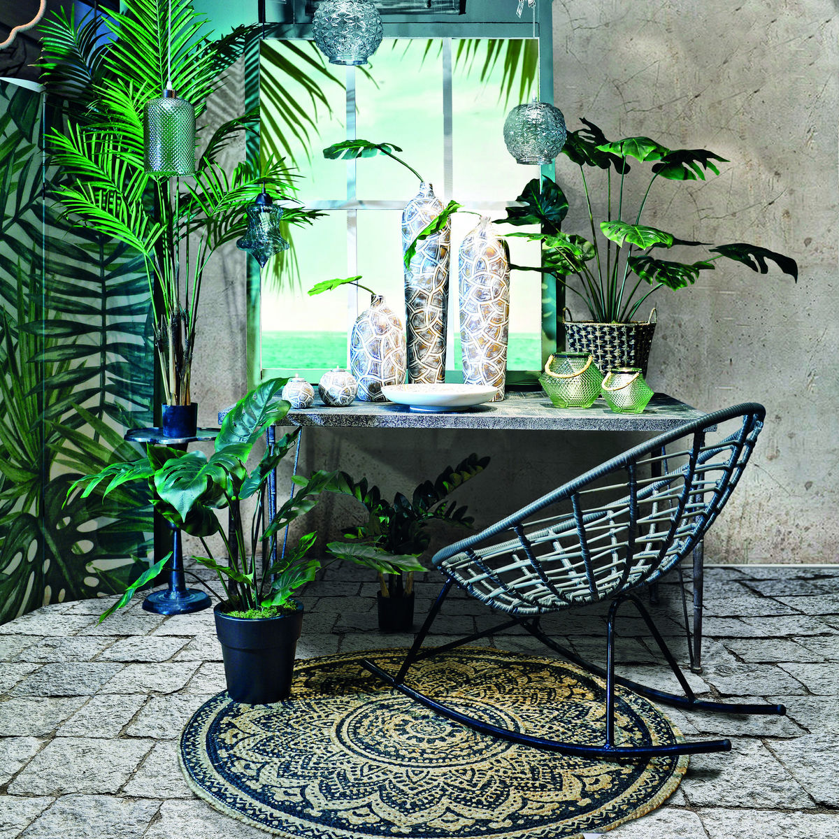 Živé kvety v zimnej záhrade dokážu vytvoriť...