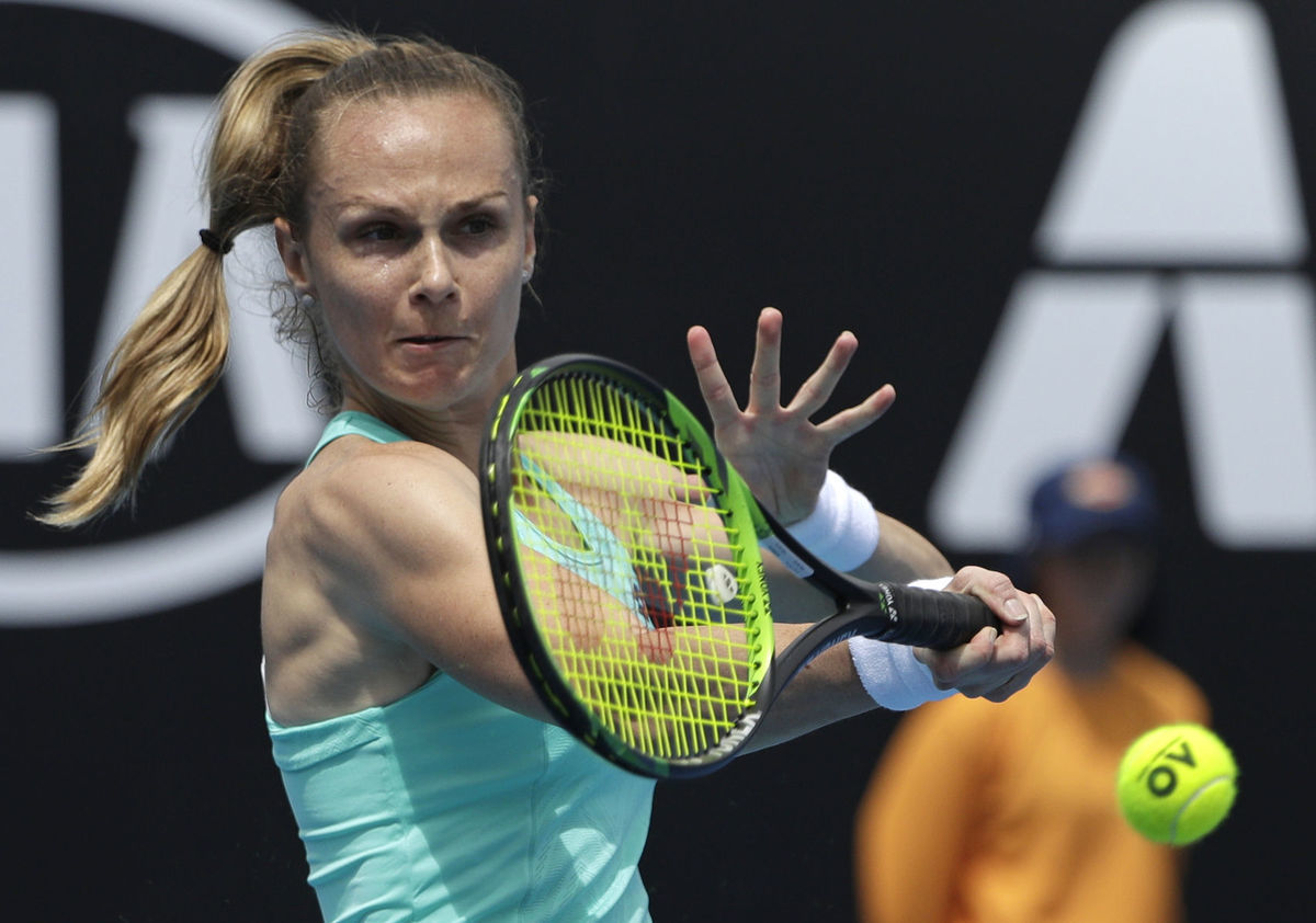 Magdaléna Rybariková v 1. kole Australian Open.