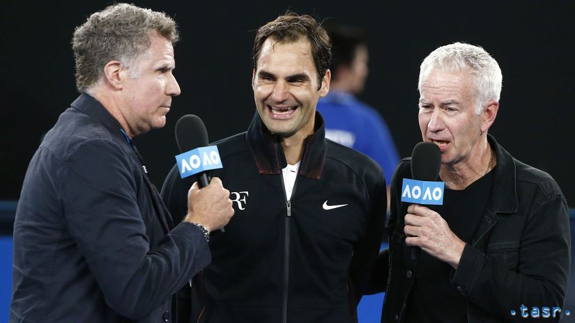 Roger Federer, Will Ferrell, John McEnroe