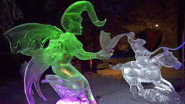 Ľadové sochy budú pod kupolou na Hrebienku až do apríla