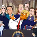 our cartoon president, trump,