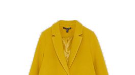 Farebný dámsky kabát Zara, predáva sa za 59,95 eura. 